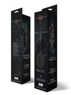 Коврик для мыши игровая поверхность Blizzard DIABLO IV 4 - Skeleton King (Диабло) XL (90*42 cm)