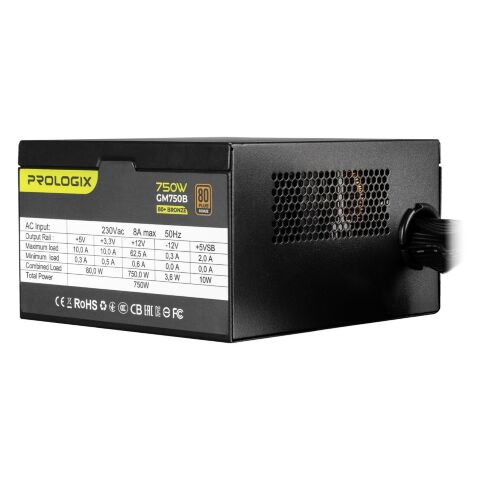 Блок питания Prologix 750W (GM750B 750W 80+ Bronze) - Блоки питания  - Блоки питания 