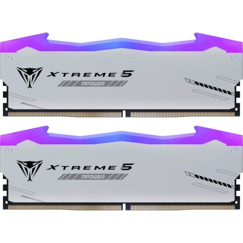 Модуль памяти для компьютера DDR5 32GB (2x16GB) 8000 MHz Viper Xtreme 5 MPOWER RGB Patriot (PVXR532G80C38KM) - Нулевой остаток (Feed) - Нулевой остаток (Feed)