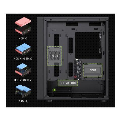Корпус для ПК Gamemax AERIS 330 MB - Нулевой остаток (Feed)  - Нулевой остаток (Feed) 