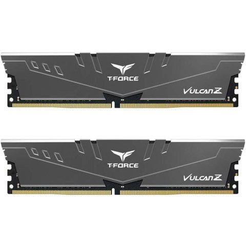 Модуль памяти для компьютера DDR4 16GB (2x8GB) 3200 MHz T-Force Vulcan Z Gray Team (TLZGD416G3200HC16CDC01) - Нулевой остаток (Feed)  - Нулевой остаток (Feed) 