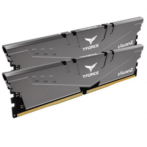 Модуль памяти для компьютера DDR4 16GB (2x8GB) 3200 MHz T-Force Vulcan Z Gray Team (TLZGD416G3200HC16CDC01) - Нулевой остаток (Feed)  - Нулевой остаток (Feed) 
