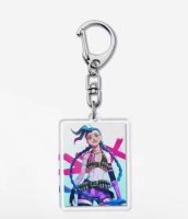 Брелок League Of Legends Arcane Jinx Anime Acrylic keychain Лига Легенд Джинкс