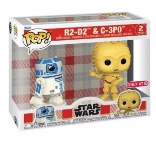 Фигурка Funko Star Wars: Retro Reimagined R2-D2 & C-3PO (Target Exclusive) Фанко Р2-Д2 и С3ПО