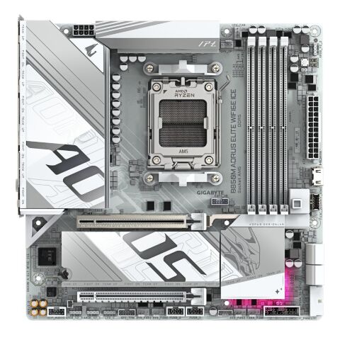 Материнская плата GIGABYTE B850M A ELT WF6E ICE (B850M AORUS ELITE WIFI6E ICE) - Нулевой остаток (Feed) - Нулевой остаток (Feed)