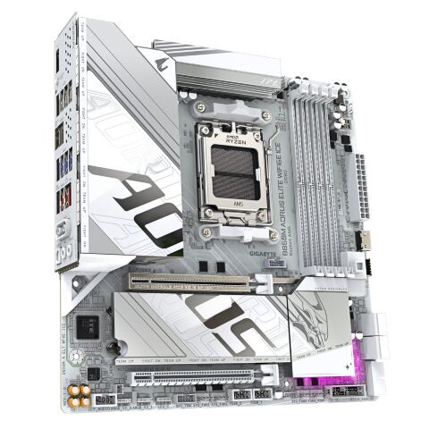 Материнская плата GIGABYTE B850M A ELT WF6E ICE (B850M AORUS ELITE WIFI6E ICE) - Нулевой остаток (Feed) - Нулевой остаток (Feed)