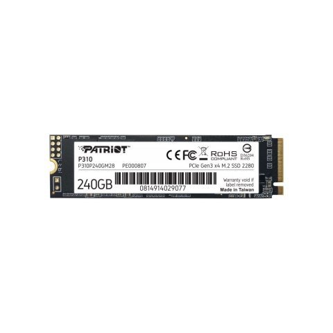 Накопитель SSD M.2 2280 240GB Patriot (P310P240GM28) - Нулевой остаток (Feed)  - Нулевой остаток (Feed) 