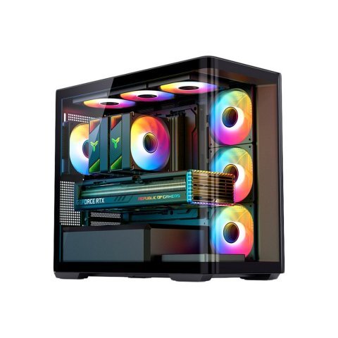 Корпус JONSBO D300 Black - Нулевой остаток (Feed)  - Нулевой остаток (Feed) 