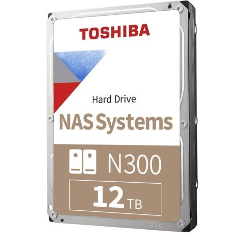 Жесткий диск 3.5" 12TB N300 Toshiba (HDWG51CUZSVA) - Жесткие диски (HDD)  - Жесткие диски (HDD)