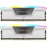 Модуль памяти для компьютера DDR5 32GB (2x16GB) 6400 MHz Vengeance RGB White Corsair (CMK32GX5M2B6400Z36W)