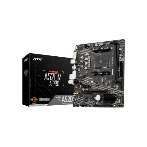 Материнская плата MSI A520M-A PRO - Нулевой остаток (Feed)  - Нулевой остаток (Feed) 