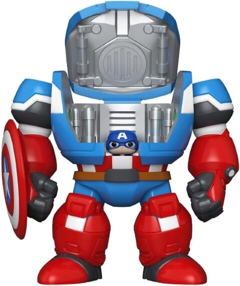Фігурка Funko Bitty Bot Captain America Mech фанко Капітан Америка (15 см.) -   -  