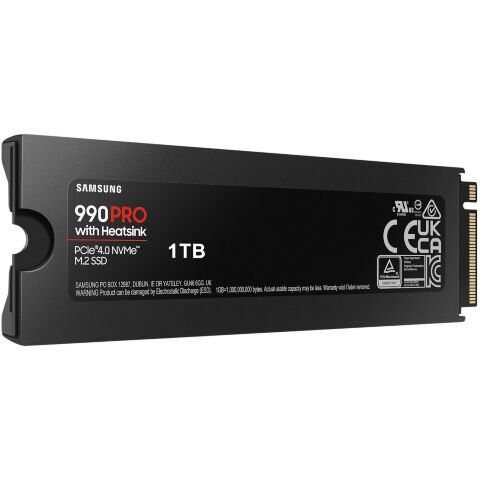 Накопитель SSD M.2 2280 1TB 990 PRO with Heatsink Samsung (MZ-V9P1T0CW) - Нулевой остаток (Feed) - Нулевой остаток (Feed)