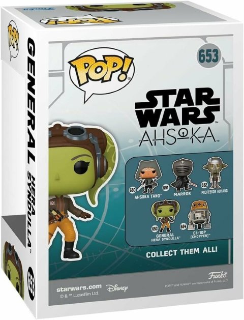 Фигурка Funko Star Wars General Hera Syndulla Звёздные войны фанко Генерал Гера Синдалла 653 - -