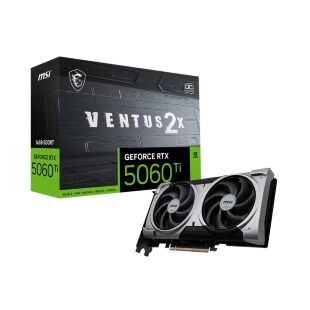 Видеокарта MSI GeForce RTX5060Ti 16Gb VENTUS 2X OC PLUS (RTX 5060 Ti 16G VENTUS 2X OC PLUS)