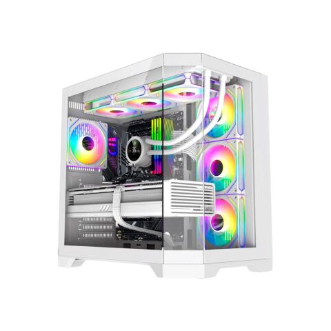 Корпус для ПК Gamemax HYPE-A White - Корпуса  - Корпуса 