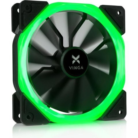Кулер для корпуса Vinga LED fan-01 green - Вентиляторы к корпусам - Вентиляторы к корпусам