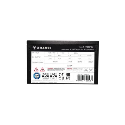 Блок питания Xilence 650W (XP650R6.2) - Нулевой остаток (Feed)  - Нулевой остаток (Feed) 