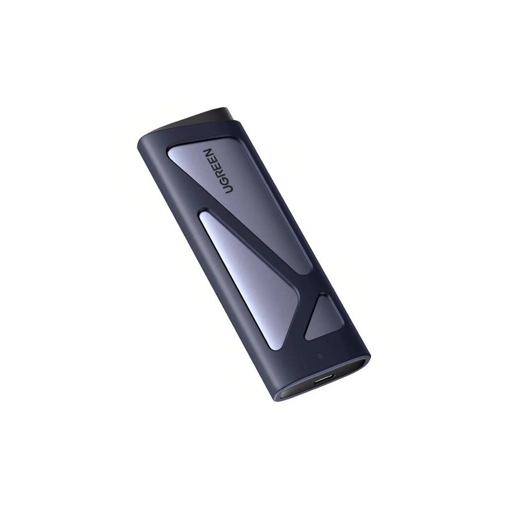Карман внешний Ugreen USB 3.2 Gen 2 to M.2 NVMe/SATA 10Gbps UASP TRIM CM767 gray (15813)