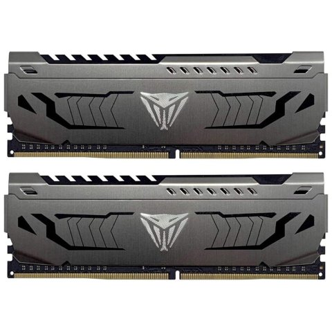 Модуль памяти для компьютера DDR4 32GB (2x16GB) 3200 MHz Viper Steel Patriot (PVS432G320C6K) - Нулевой остаток (Feed) - Нулевой остаток (Feed)