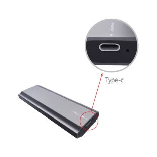 Карман внешний Dynamode M.2 SSD NVMe/SATA combo USB3.2 GEN2 USB-C (DM-CAD-SSD05)