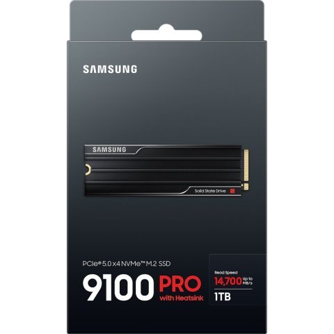 Накопитель SSD M.2 2280 1TB 9100 PRO Heatsink Samsung (MZ-VAP1T0CW) - Внутренние SSD  - Внутренние SSD 
