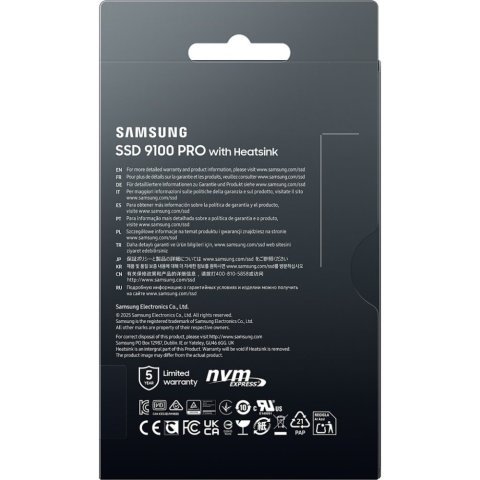 Накопитель SSD M.2 2280 1TB 9100 PRO Heatsink Samsung (MZ-VAP1T0CW) - Внутренние SSD  - Внутренние SSD 