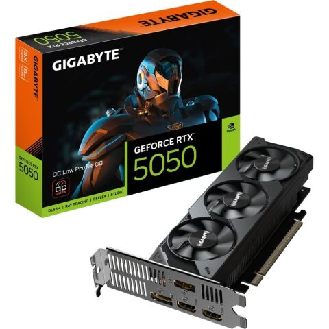 Видеокарта GIGABYTE GeForce RTX5050 8Gb OC Low Profile (GV-N5050OC-8GL) - Нулевой остаток (Feed)  - Нулевой остаток (Feed) 