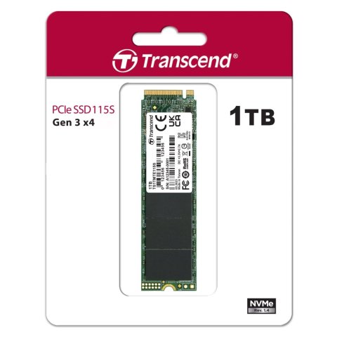 Накопитель SSD M.2 2280 1TB Transcend (TS1TMTE115S) - Нулевой остаток (Feed)  - Нулевой остаток (Feed) 