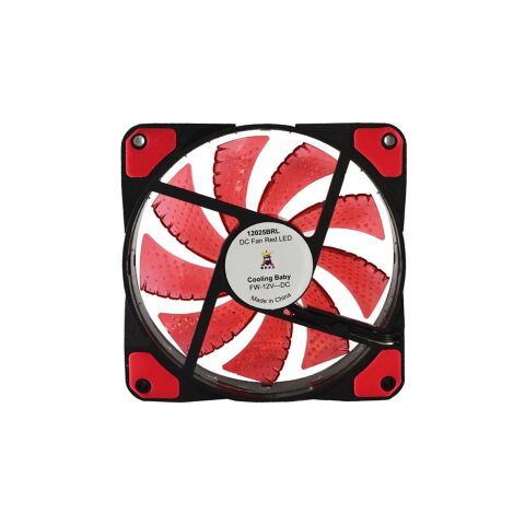 Кулер для корпуса Cooling Baby 12025BRL - Вентиляторы к корпусам  - Вентиляторы к корпусам 