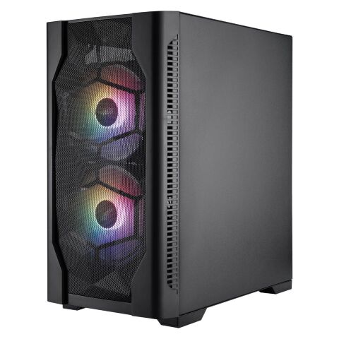 Корпус для ПК 1stPlayer D4-M-BK-2F1P-1F1 - Корпуса  - Корпуса 