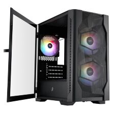 Корпус для ПК 1stPlayer D4-M-BK-2F1P-1F1