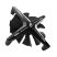 Кулер для корпуса Alseye X12 (Black WK Push) (AS.04.03.0032) - Вентиляторы к корпусам  - Вентиляторы к корпусам 