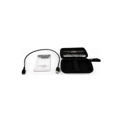 Карман внешний Gembird 2.5", USB 3.0, прозрачный (EE2-U3S9-6) - Аксессуары к HDD - Аксессуары к HDD