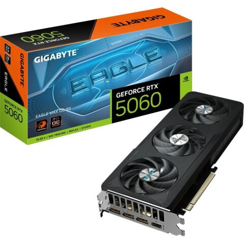 Видеокарта GIGABYTE GeForce RTX5060 8Gb EAGLE MAX OC (GV-N5060EAGLEMAX OC-8GD) - Нулевой остаток (Feed)  - Нулевой остаток (Feed) 