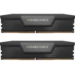 Модуль памяти для компьютера DDR5 128GB (2x64GB) 6400 MHz Vengeance Black Corsair (CMK128GX5M2B6400C42)