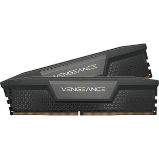 Модуль памяти для компьютера DDR5 128GB (2x64GB) 6400 MHz Vengeance Black Corsair (CMK128GX5M2B6400C42)