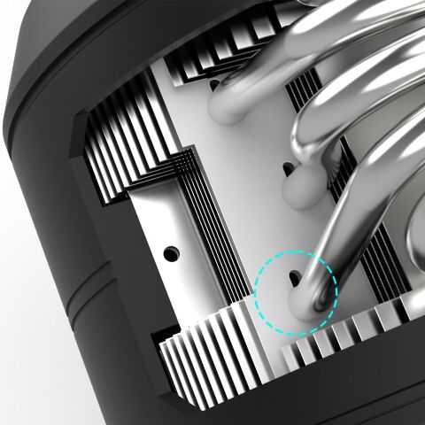 Кулер для процессора Zalman ZET5BLACK - Кулеры к процессорам  - Кулеры к процессорам 