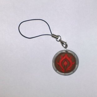 Брелок World of Warcraft Horde Keychain (полимерный клей)