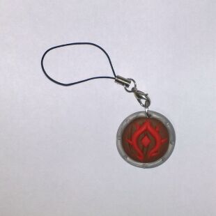Брелок World of Warcraft Horde Keychain (полімерний клей)