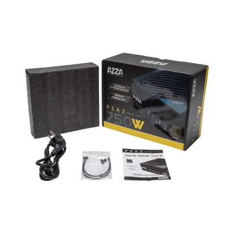 Блок питания Azza 750W (PSAZ-750W(ATX3.1)) - Нулевой остаток (Feed) - Нулевой остаток (Feed)