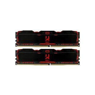 Модуль памяти для компьютера DDR4 32GB (2x16GB) 3200 MHz IRDM Black Goodram (IR-X3200D464L16A/32GDC)