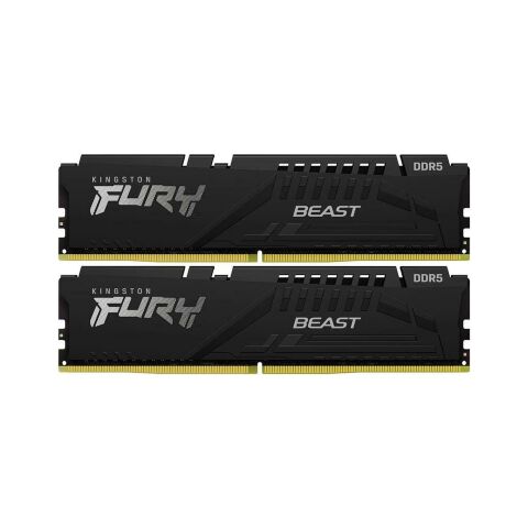 Модуль памяти для компьютера DDR5 32GB (2x16GB) 6000 MHz Fury Beast Black Kingston Fury (ex.HyperX) (KF560C36BBE2K2-32) - Нулевой остаток (Feed)  - Нулевой остаток (Feed) 