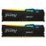 Модуль памяти для компьютера DDR5 64GB (2x32GB) 6000 MHz Beast RGB EXPO Kingston Fury (ex.HyperX) (KF560C30BBEAK2-64) - Нулевой остаток (Feed)  - Нулевой остаток (Feed) 