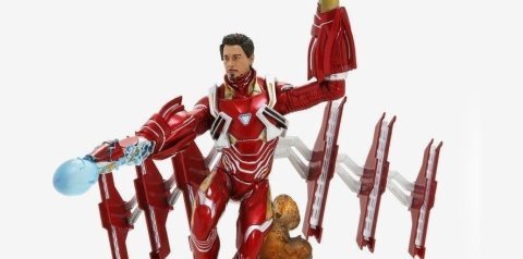 Фигурка Diamond Select Toys Marvel: Avengers Infinity War: Iron Man Mk50 Unmasked Diorama Figure - -