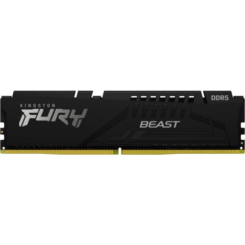 Модуль памяти для компьютера DDR5 64GB (2x32GB) 6000 MHz Beast Black EXPO Kingston Fury (ex.HyperX) (KF560C36BBEK2-64) - Нулевой остаток (Feed) - Нулевой остаток (Feed)