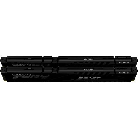 Модуль памяти для компьютера DDR5 64GB (2x32GB) 6000 MHz Beast Black EXPO Kingston Fury (ex.HyperX) (KF560C36BBEK2-64) - Нулевой остаток (Feed) - Нулевой остаток (Feed)