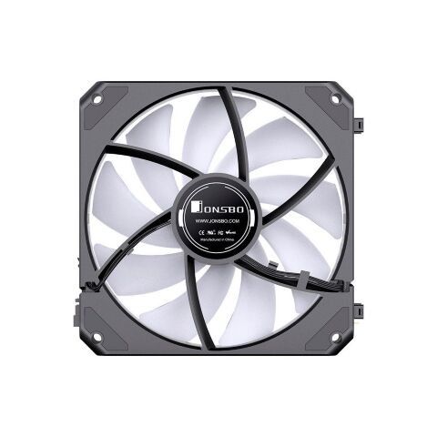 Кулер для корпуса JONSBO ZG-120BR Black - Нулевой остаток (Feed) - Нулевой остаток (Feed)