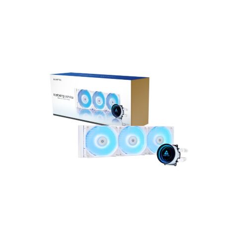 Система жидкостного охлаждения Chieftec Iceberg 360 ARGB WHITE (CLC-360-RGB-W) - Системы водного охлаждения - Системы водного охлаждения
