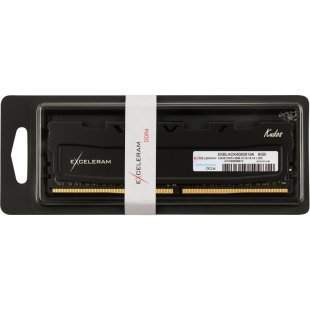 Модуль памяти для компьютера DDR4 8GB 2666 MHz Black Kudos eXceleram (EKBLACK4082619A)